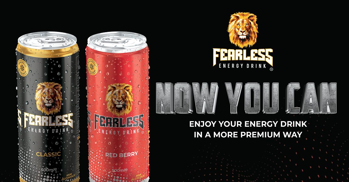 Fearless Energy Drink unveils new 50cl can