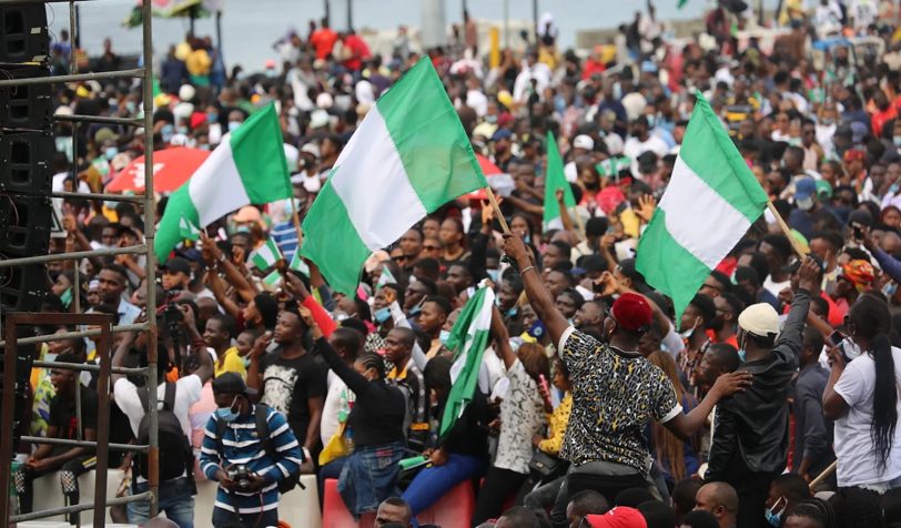 Nigerian protesters