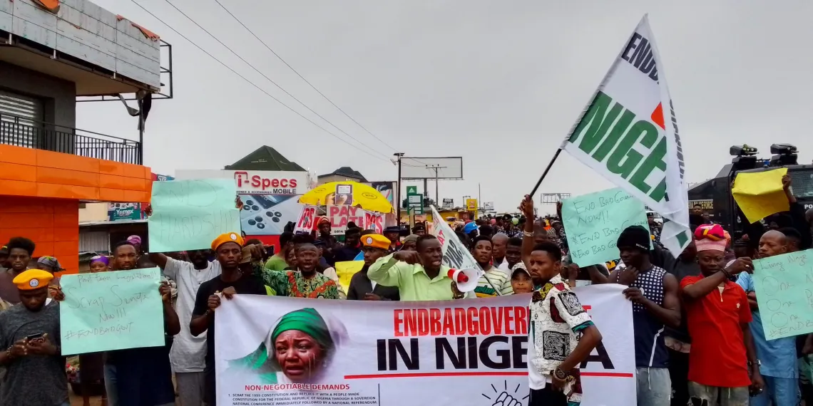 #EndBadGovernanceInNigeria Protesters