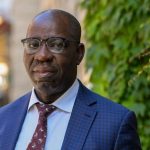 JUST IN: Obaseki storms INEC office amid Collation delays