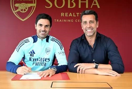 Mikel Arteta signs new three year deal with Arsenal