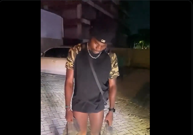 Soldier strips man naked at Lagos nightclub