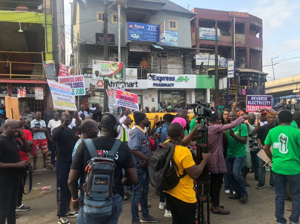 #FearlessOctober: Protesters gather in Lagos (PHOTOS)