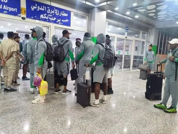 Super Eagles return home after 17 hours Libyan airport ordeal