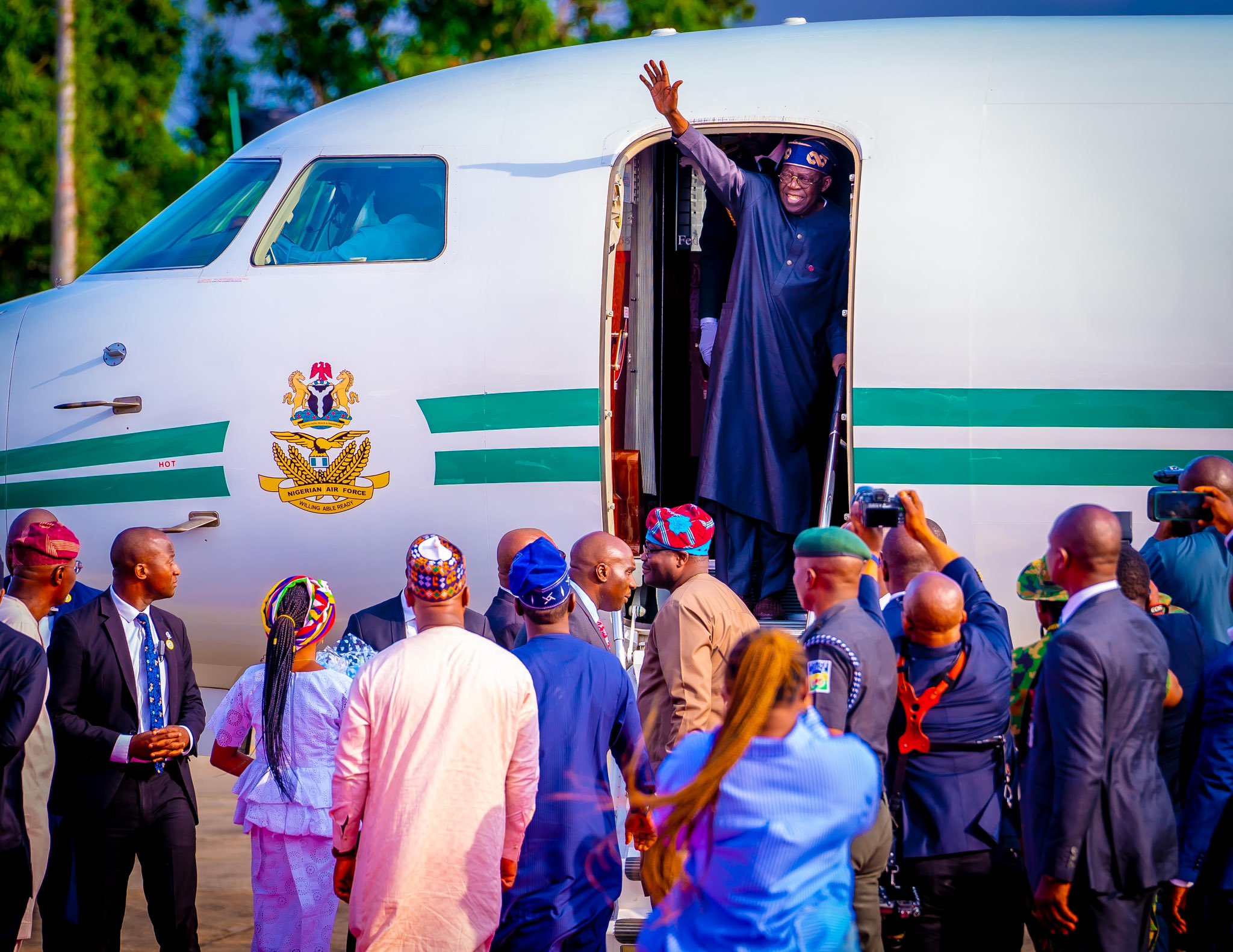 President Tinubu Jets off to UK for two-week annual leave