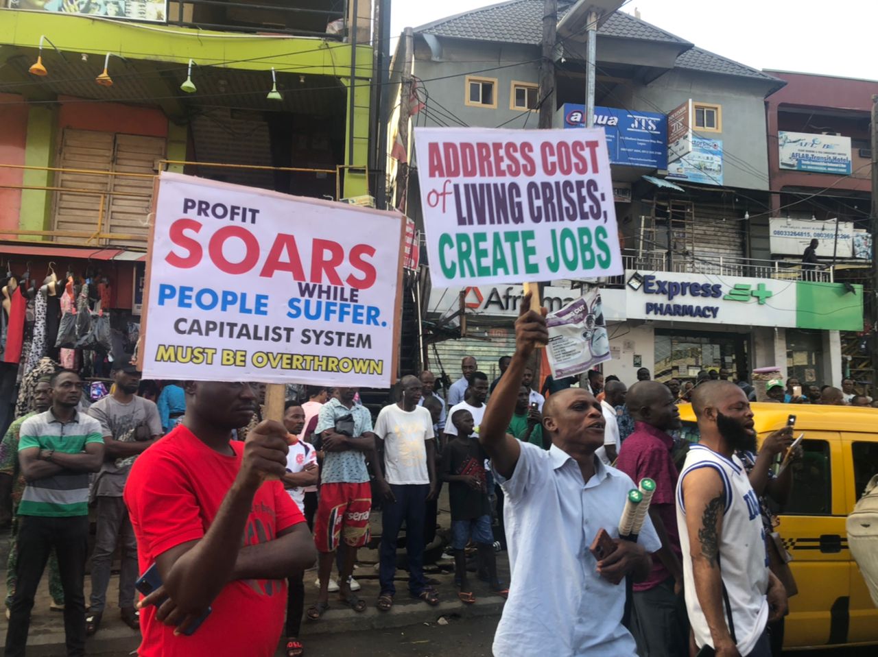 #FearlessOctober: Protesters gather in Lagos (PHOTOS)