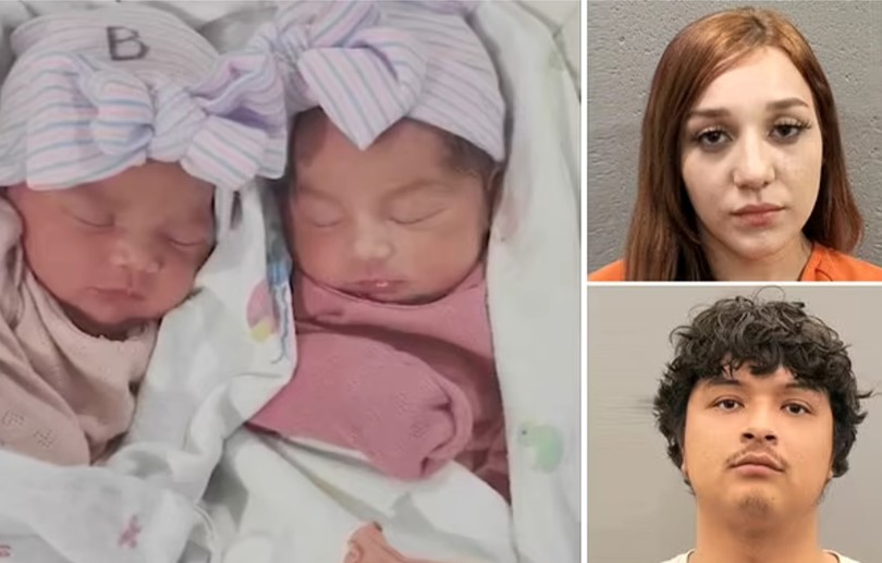 Father "beats his 6-week-old twin daughters to death"