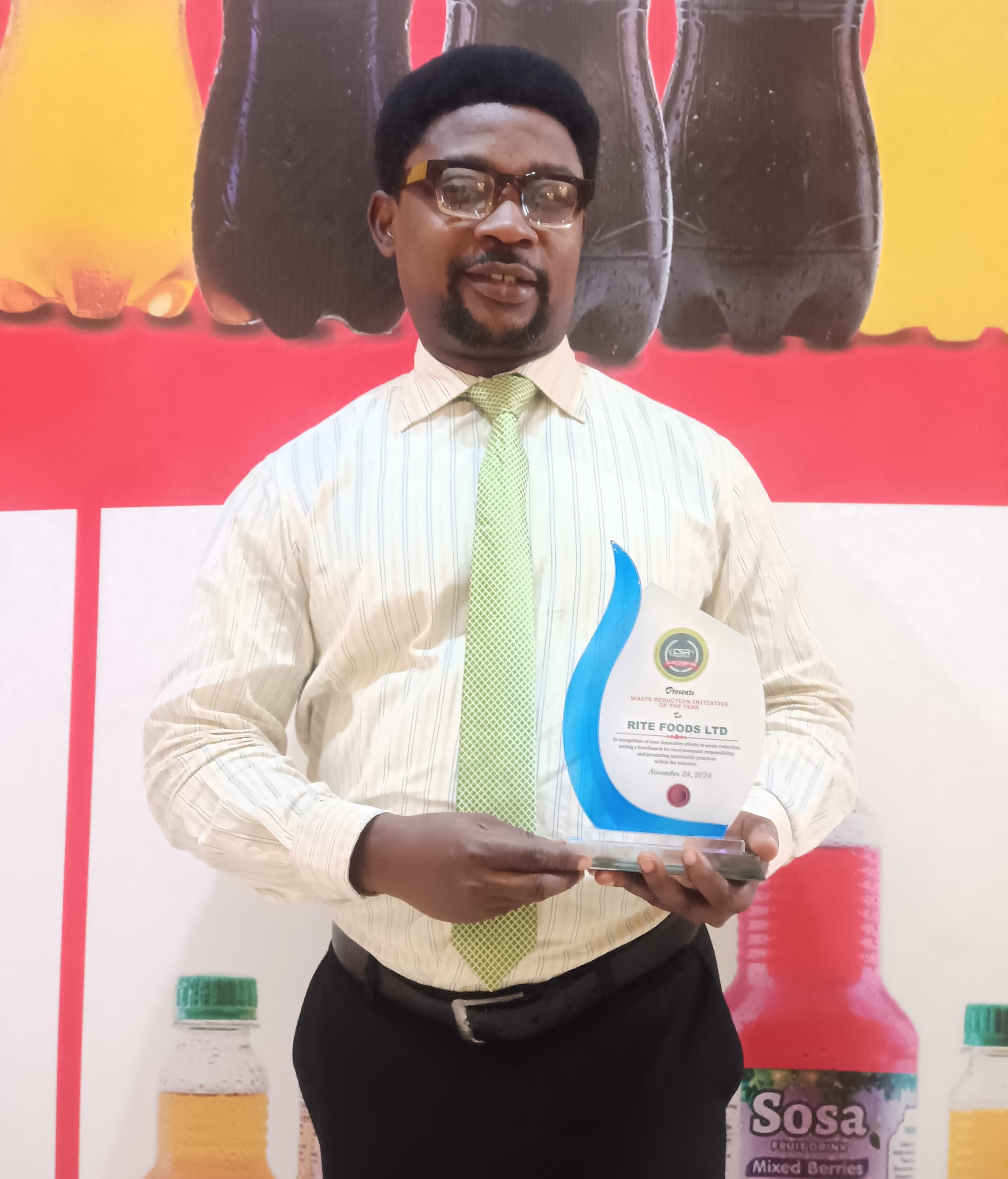 Rite Foods bags waste reduction initiative award