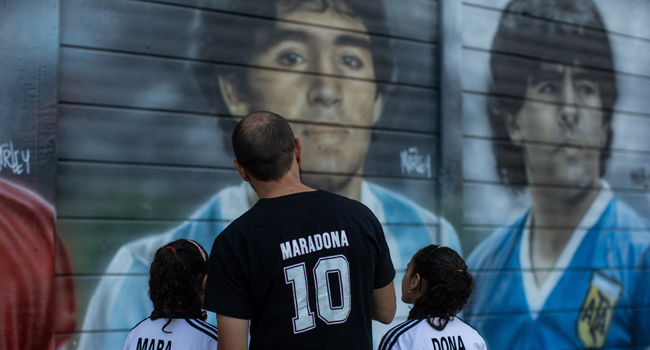 Children Of Football Legend Maradona Unveil Memorial Site Plans