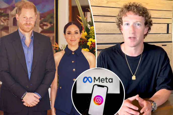 Prince Harry and Meghan Markle slam Mark Zuckerberg