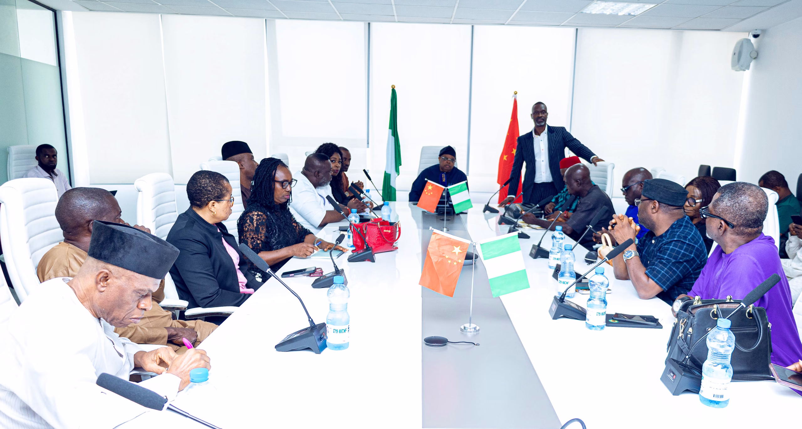 Tegbe restates commitment to deepening collaboration with Chinese business leaders